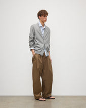 Rory Grey Classic Cashmere Cardigan