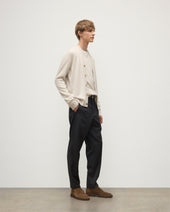 Rory Natural Classic Cashmere Cardigan