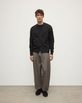 Classic Cashmere Dark Grey Cardigan