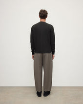 Classic Cashmere Dark Grey Cardigan