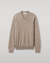 Rory Brown Classic Cashmere V-Neck Jumper