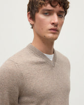 Rory Brown Classic Cashmere V-Neck Jumper
