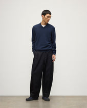 Rory Navy Classic Cashmere V-Neck Jumper