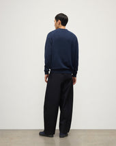Rory Navy Classic Cashmere V-Neck Jumper