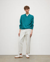 Rory Green Classic Cashmere V-Neck Jumper