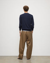 Rory Dark Navy Classic Cashmere V-Neck Jumper