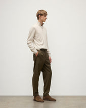Rory Natural Classic Cashmere Zip Neck Jumper