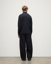 Tweel Navy & Grey Cashmere Rugby Shirt