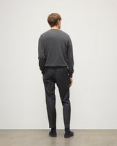 Argyll Mid Grey Cashmere Jumper