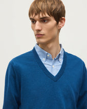 Reuben Cashmere V Neck Jumper