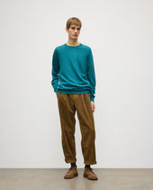 Reuben Green Cashmere Crew Jumper