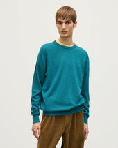 Reuben Green Cashmere Crew Jumper