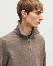 Tweel Cashmere Half Zip Jumper