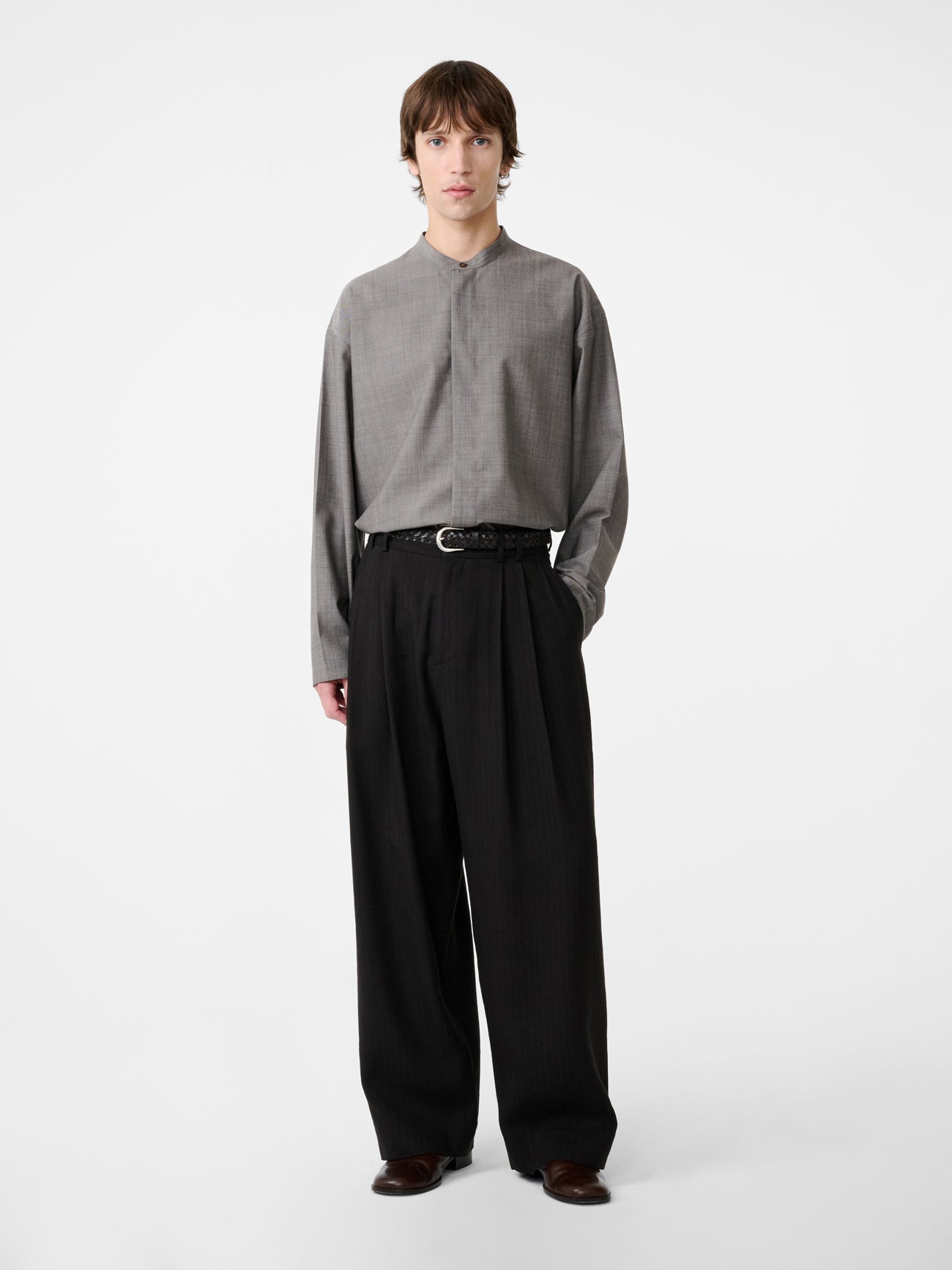 Karst Shirt In Warm Grey