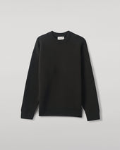Double Faced Dark Grey Sweatshirt