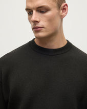 Double Faced Dark Grey Sweatshirt