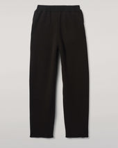 Double Faced Dark Grey Tapered Joggers
