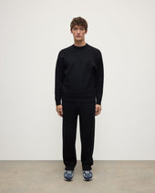 Double Faced Black Sweatshirt