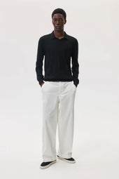 Superfine Cashmere Silk Polo Shirt