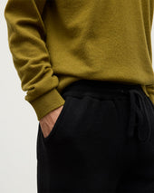 Kirk Black Cashmere Sweatpants