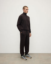 Tapered Cashmere Dark Brown Joggers