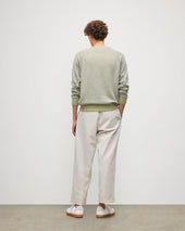 Beach Yellow Cashmere Sweatshirt