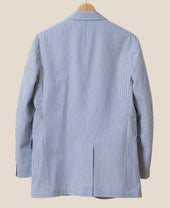 Unstructured Ivy Jacket Seersucker Stripe