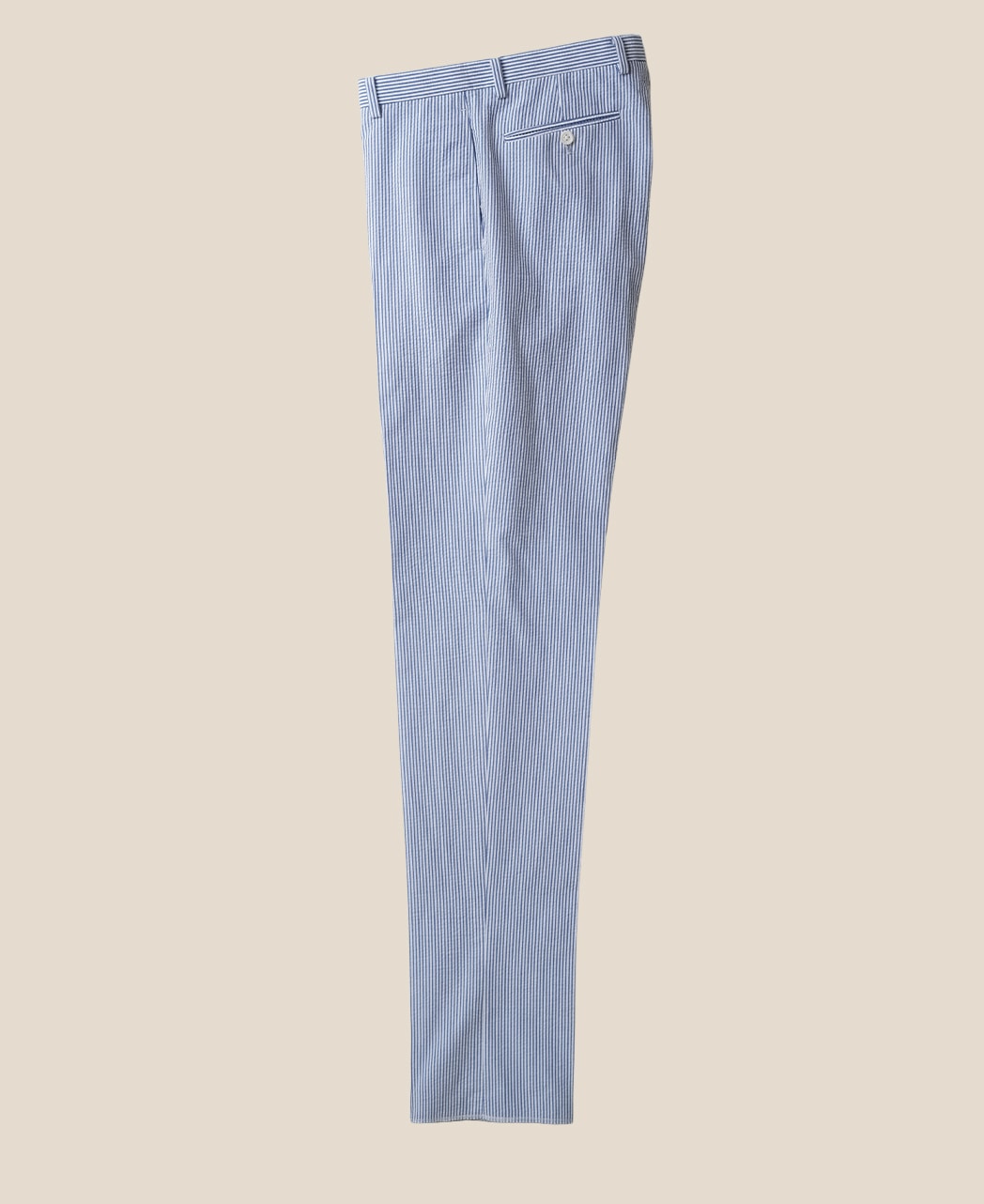 Classic Cut Ivy Trousers Seersucker Stripe