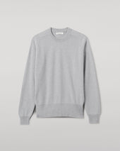 Superfine Merino Relaxed Light Grey Jumper