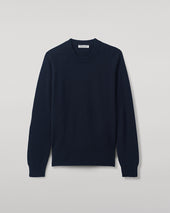 Superfine Merino Relaxed Dark Navy Jumper