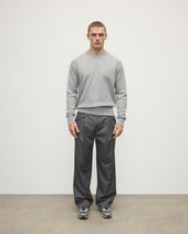 Superfine Merino Relaxed Light Grey Jumper