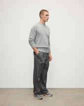 Superfine Merino Relaxed Light Grey Jumper