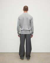Superfine Merino Relaxed Light Grey Jumper