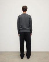 Superfine Merino Relaxed Dark Grey Jumper