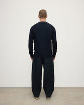 Superfine Merino Relaxed Dark Navy Jumper