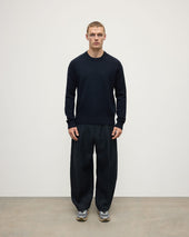 Superfine Merino Relaxed Dark Navy Jumper