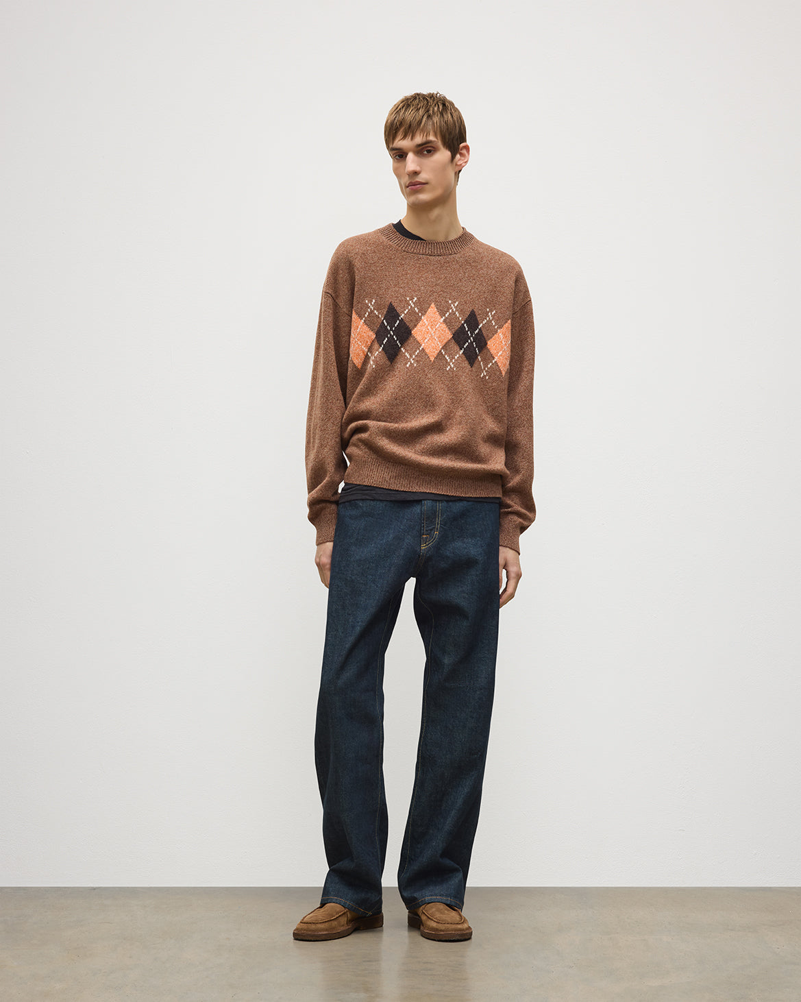 Rusky Argyle Lambswool Jumper