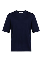 Superfine Merino Dark Navy T-Shirt