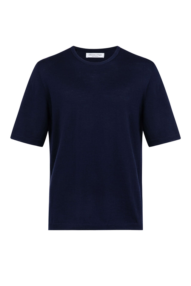Superfine Merino Dark Navy T-Shirt