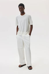 Superfine Merino White T-Shirt