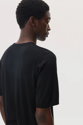Superfine Merino Black T-Shirt