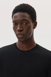 Merino Round Neck Black Jumper