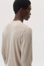 Merino Round Neck Natural Jumper