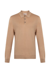 Merino Long Sleeve Poloshirt