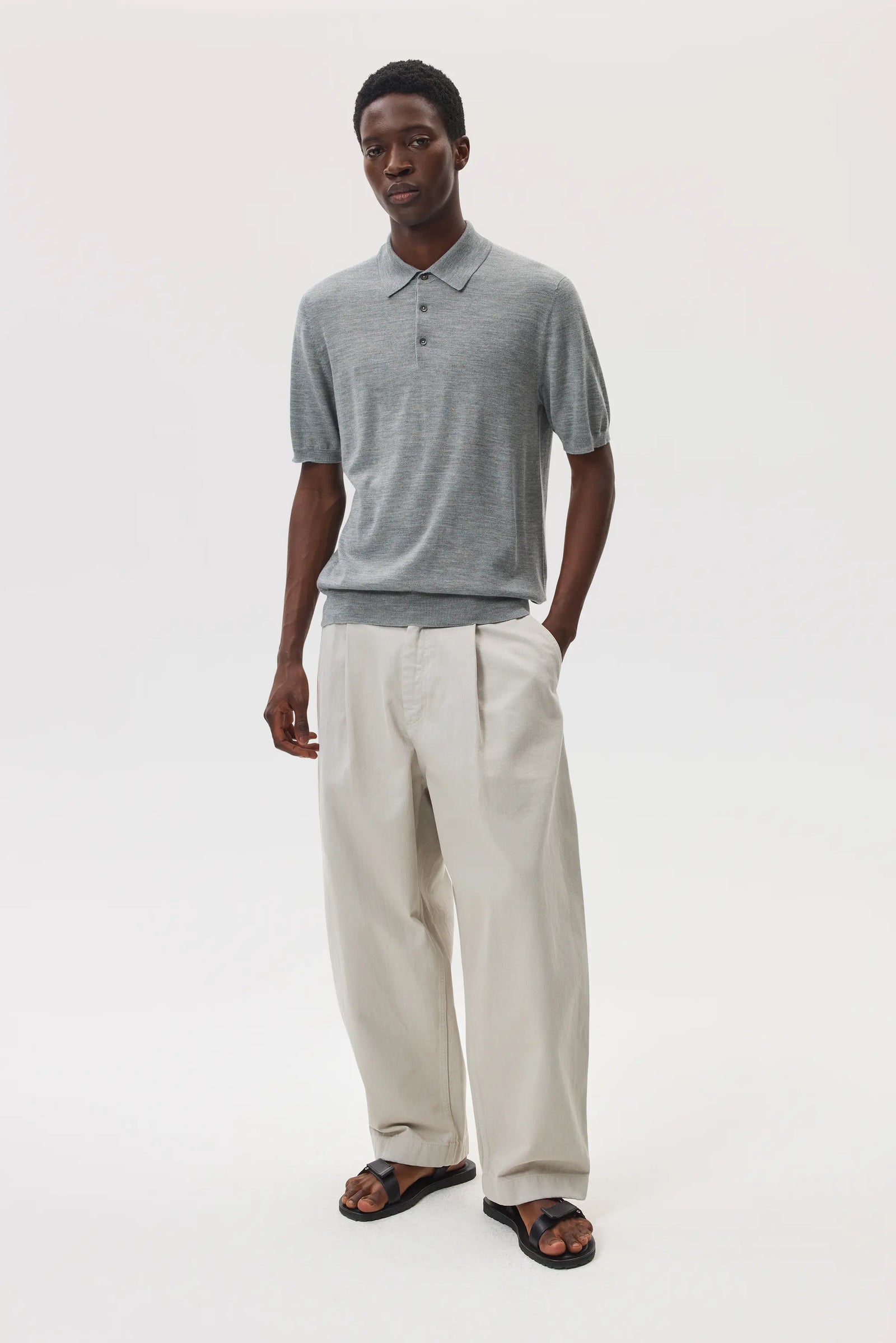 Superfine Merino Polo Shirt