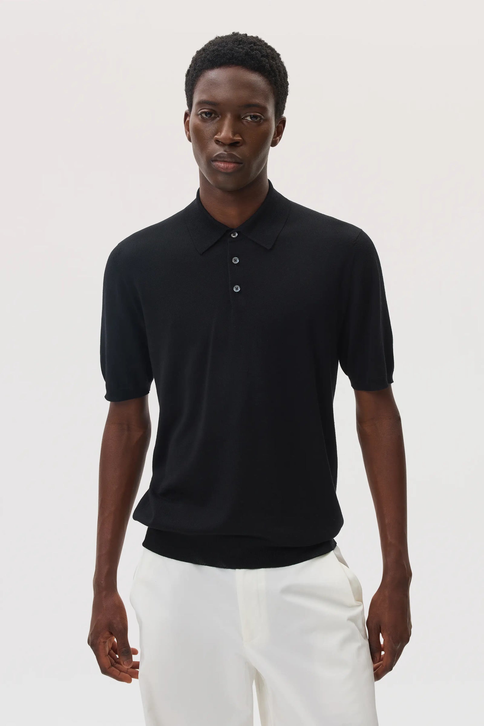 Superfine Merino Polo Shirt
