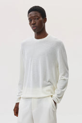 Superfine Merino Mesh Crew Neck