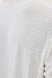 Superfine Merino Mesh White T-Shirt
