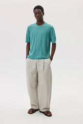 Superfine Merino Mesh Green T-Shirt