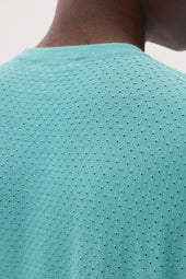 Superfine Merino Mesh Green T-Shirt